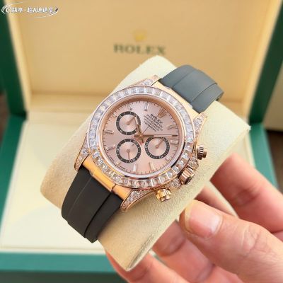 Rolex Daytona Rose Gold Diamond Dial Dandong 4131 Movement OXJ29092 Watch